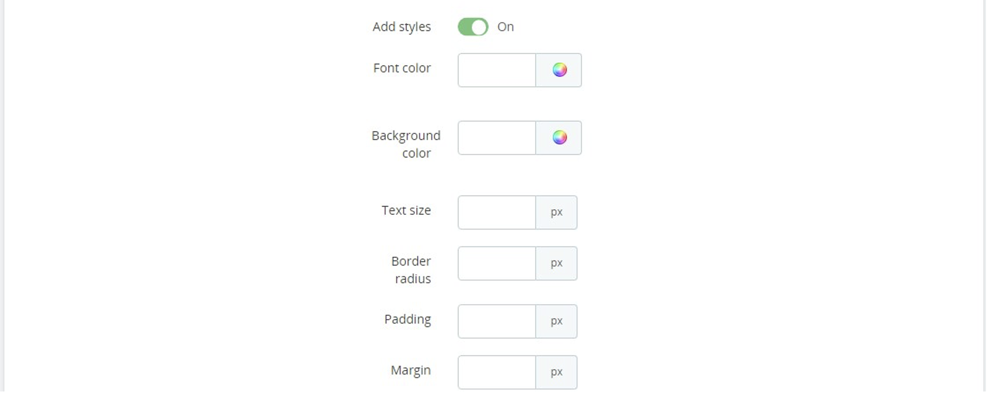 Custom Product Label Module Settings